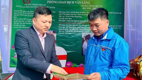 Kết quả thực hiện giảm lãi suất 2%/năm đối với khách hàng bị ảnh hưởng sau bão số 12 tại Phòng giao dịch Ngân hàng Chính sách Xã hội Văn Lãng