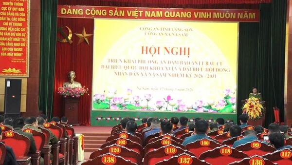 CÔNG AN XÃ NA SẦM TRIỂN KHAI PHƯƠNG ÁN BẢO ĐẢM AN NINH TRẬT TỰ BẦU CỬ