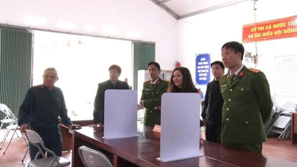 ĐOÀN KIỂM TRA SỐ 03 XÃ NA SẦM KIỂM TRA CÔNG TÁC BẦU CỬ ĐẠI BIỂU QUỐC HỘI KHÓA XVI VÀ ĐẠI BIỂU HĐND CÁC CẤP NHIỆM KỲ 2026 - 2031