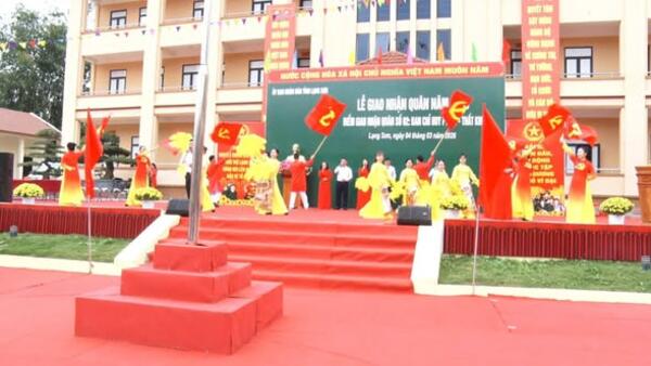 LỄ GIAO NHẬN QUÂN NĂM 2026 TẠI ĐIỂM GIAO NHẬN QUÂN SỐ 2: BAN CHỈ HUY PHÒNG THỦ KHU VỰC 1 - THẤT KHÊ.