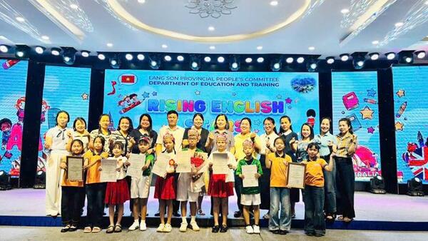 ĐỘI THI CỤM SỐ 4 VINH DỰ ĐẠT GIẢI BA CUỘC THI NGÀY HỘI GIAO LƯU TIẾNG ANH TỈNH LẠNG SƠN NĂM HỌC 2025 – 2026.