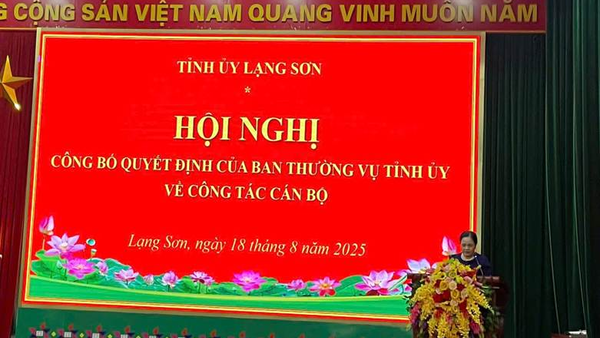 HỘI NGHỊ CÔNG BỐ QUYẾT ĐỊNH CỦA BAN THƯỜNG VỤ TỈNH ỦY VỀ CÔNG TÁC CÁN BỘ