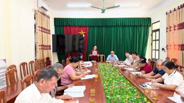 HỘI NGƯỜI CAO TUỔI XÃ NA SẦM TỔ CHỨC HỘI NGHỊ BAN CHẤP HÀNH MỞ RỘNG
