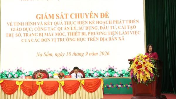 THƯỜNG TRỰC HĐND XÃ NA SẦM GIÁM SÁT CHUYÊN ĐỀ VỀ PHÁT TRIỂN GIÁO DỤC VÀ QUẢN LÝ, SỬ DỤNG CƠ THƯỜNG TRỰC HĐND XÃ NA SẦM GIÁM SÁT CHUYÊN ĐỀ VỀ PHÁT TRIỂN GIÁO DỤC VÀ QUẢN LÝ, SỬ DỤNG CƠ SỞ VẬT CHẤT, THIẾT BỊ TRƯỜNG HỌC